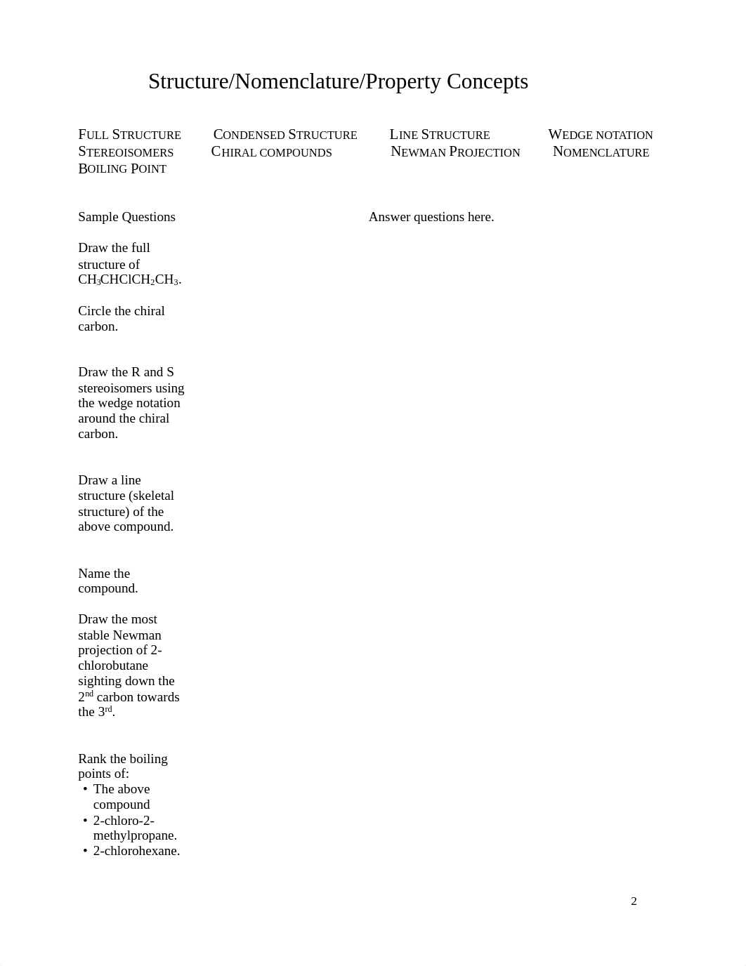 Study Guide #1- Review of Organic Chemistry I.pdf_dw335nisx62_page2