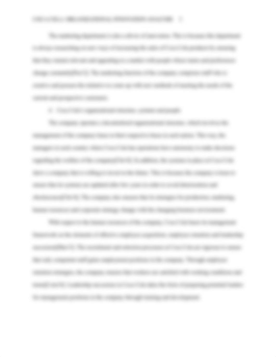 COCA COLA ORGANIZATIONAL INNOVATION ANALYSIS.docx_dw3x1yzg3la_page3