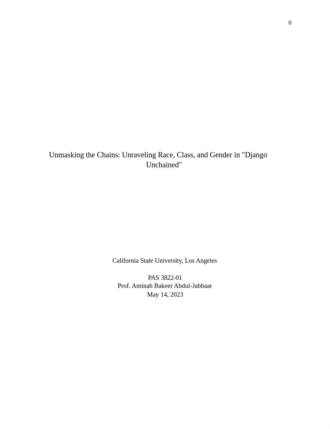 Unmasking the Chains Unraveling Race, Class, and Gender in Django Unchained -1.pdf_dw3ylwacs8s_page1