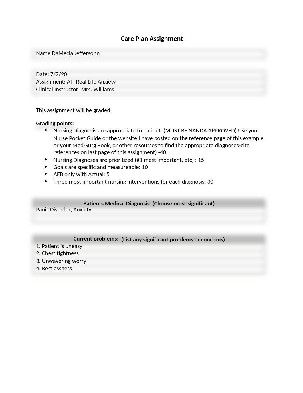 Care Plan Assignment  anxiety.docx_dw40yp6vpib_page1