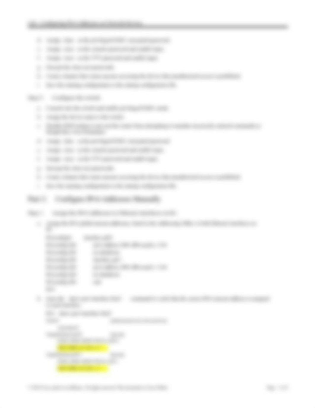 7.2.5.4 Lab - Configuring IPv6 Addresses on Network Devices Snyder.docx_dw4633og6c5_page3