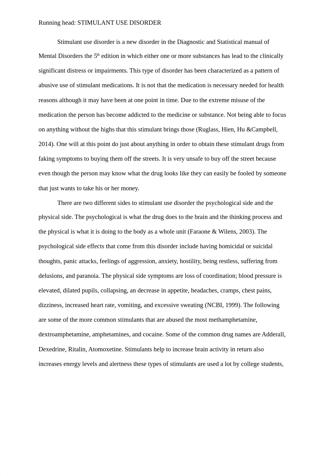 FMH 560 Week 6 Stimulant Use Disorder.docx_dw49m3icpcw_page2