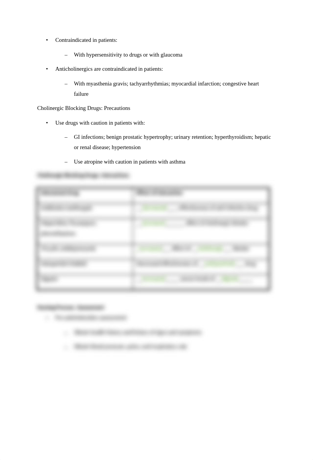 Roach Chapter 27 Cholinergic Blocking Drugs Study Guide.docx_dw4c4rc7gq5_page2