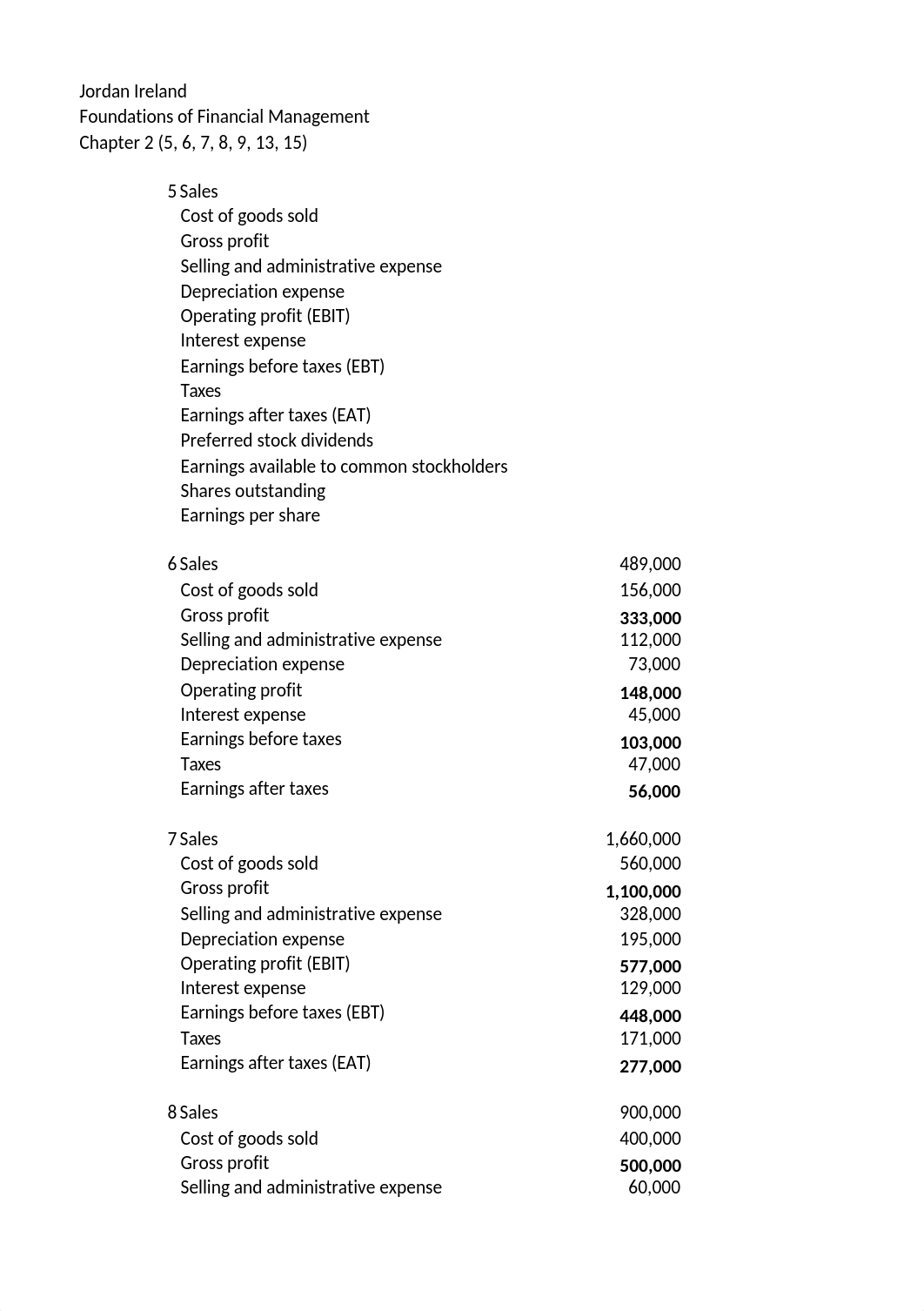 Foundation of Financial Management Homework Problems.xlsx_dw4hphq7x40_page1