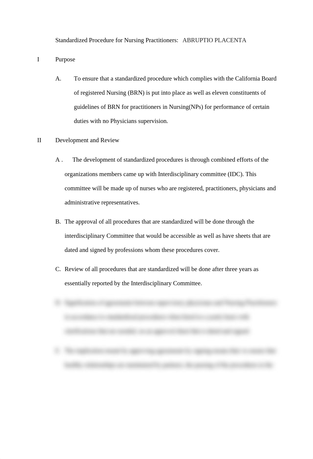 STANDARDIZED PROCEDURE for Abruptio Placenta.doc_dw4qq1yx8b5_page1