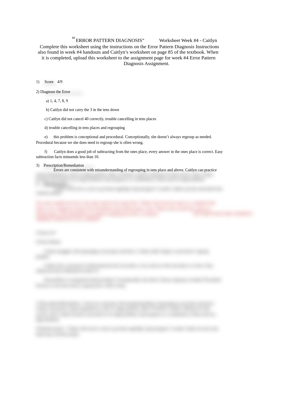 Week 4 Error Pattern Diagnosis Worksheet.docx_dw4z46a192q_page1