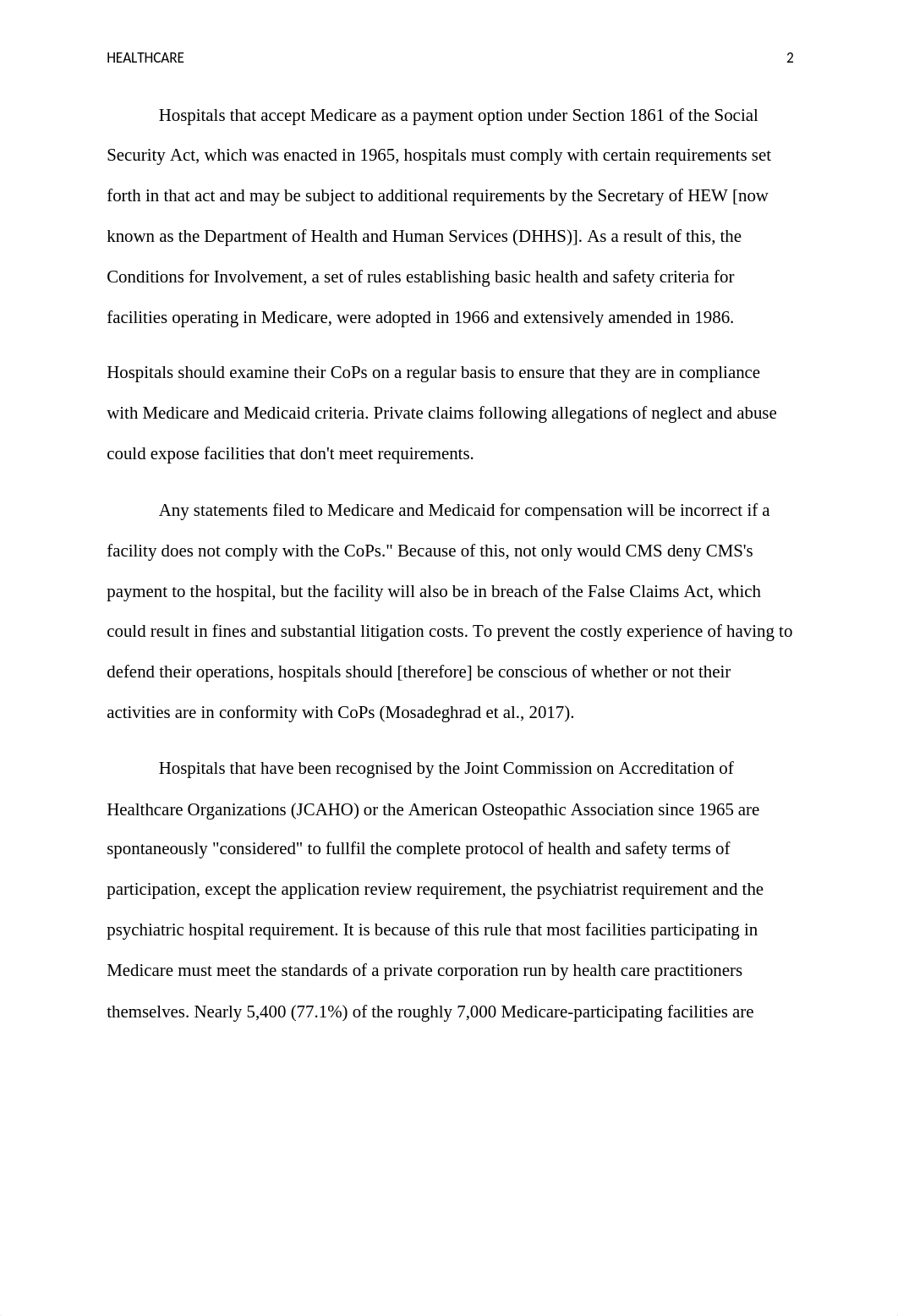 IMPACT OF COPs AND JOINT COMMISSION ON HEALTHCARE DELIVERY (1).docx_dw5ca8z221k_page2