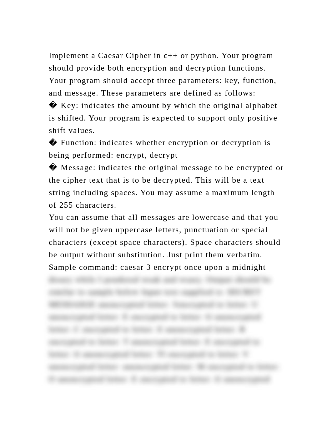 Implement a Caesar Cipher in c++ or python. Your program should prov.docx_dw5pwa3vssy_page2