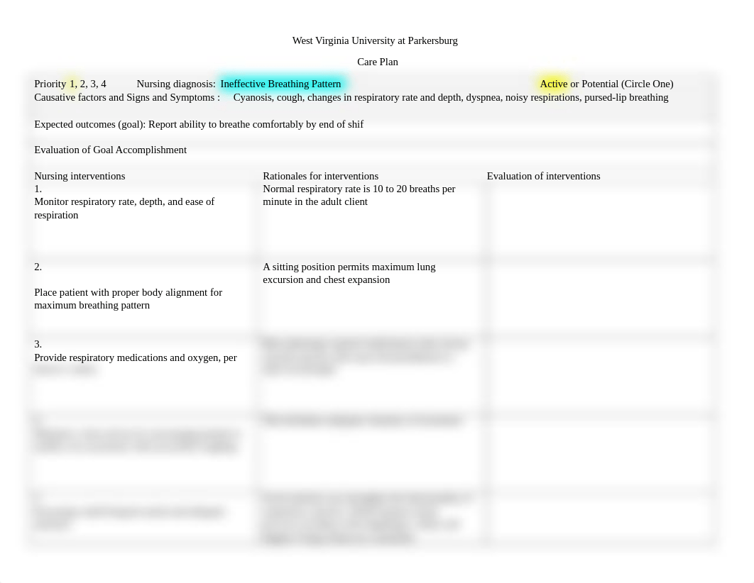 care plan form for ineffective breathing pattern for clinicals due 9 4 2020.docm_dw5ut8bd9ja_page1