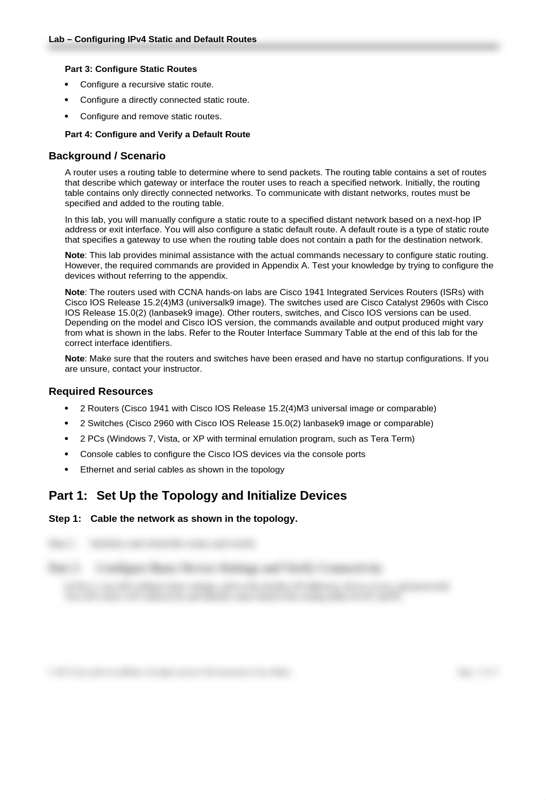 AHambindua_6.2.2.5 Lab - Configuring IPv4 Static and Default Routes.docx_dw5ynontfzb_page2