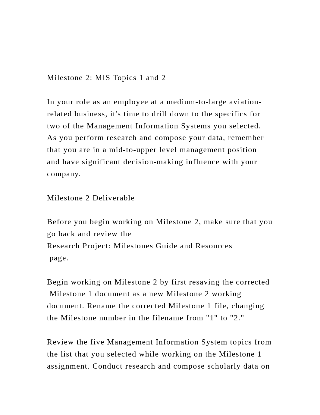 Milestone 2 MIS Topics 1 and 2In  your role as an employee .docx_dw602ng54mk_page2