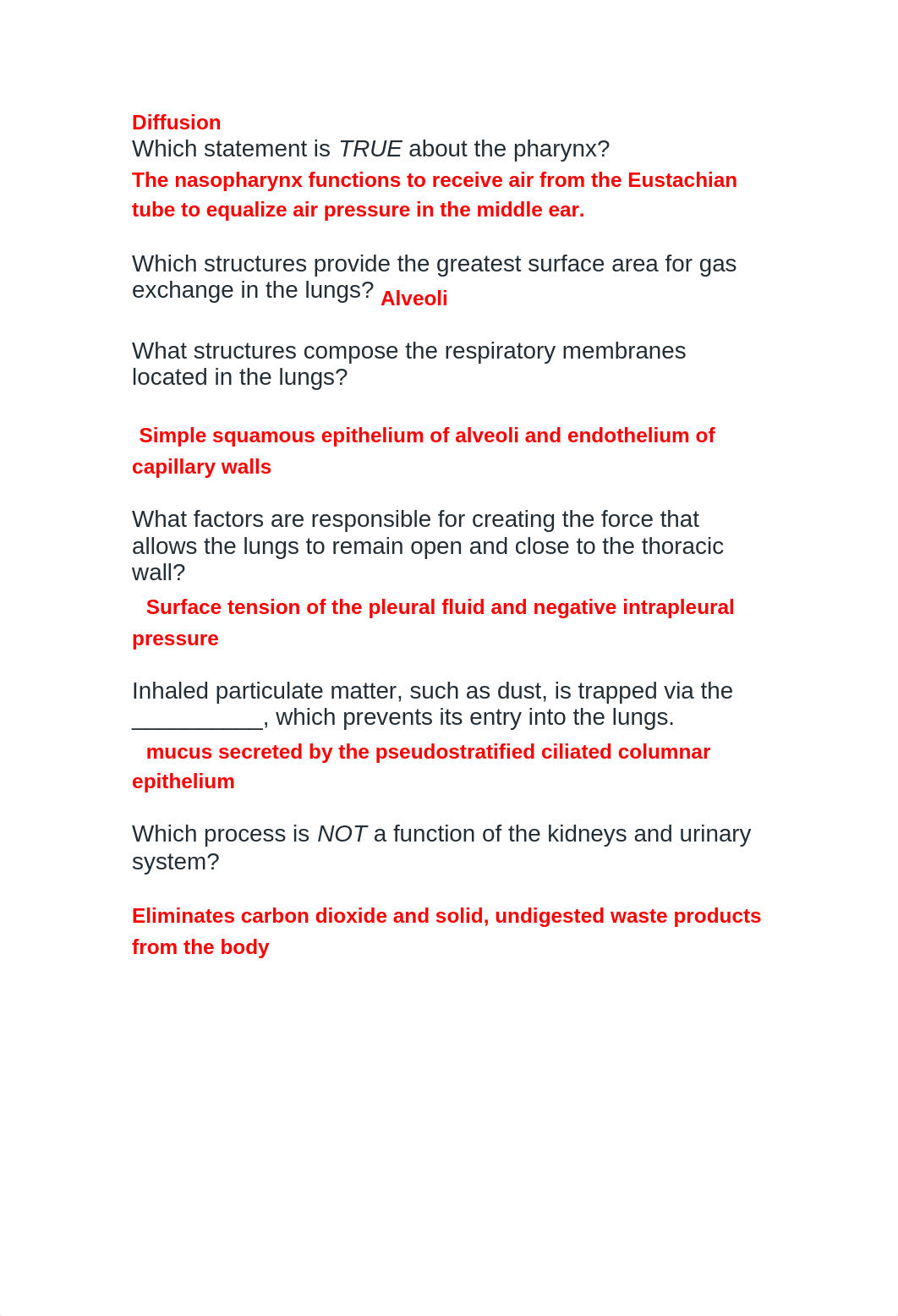 Which process is NOT a function of the respiratory system.docx_dw62njn3rfy_page2