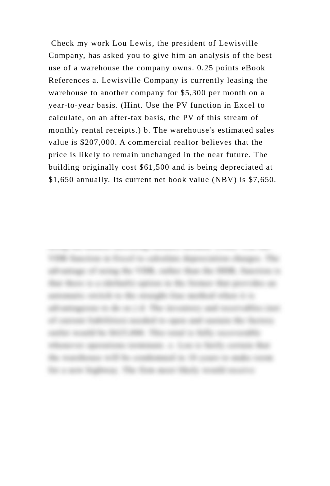 Check my work Lou Lewis, the president of Lewisville Company, has ask.docx_dw6855p15v0_page2