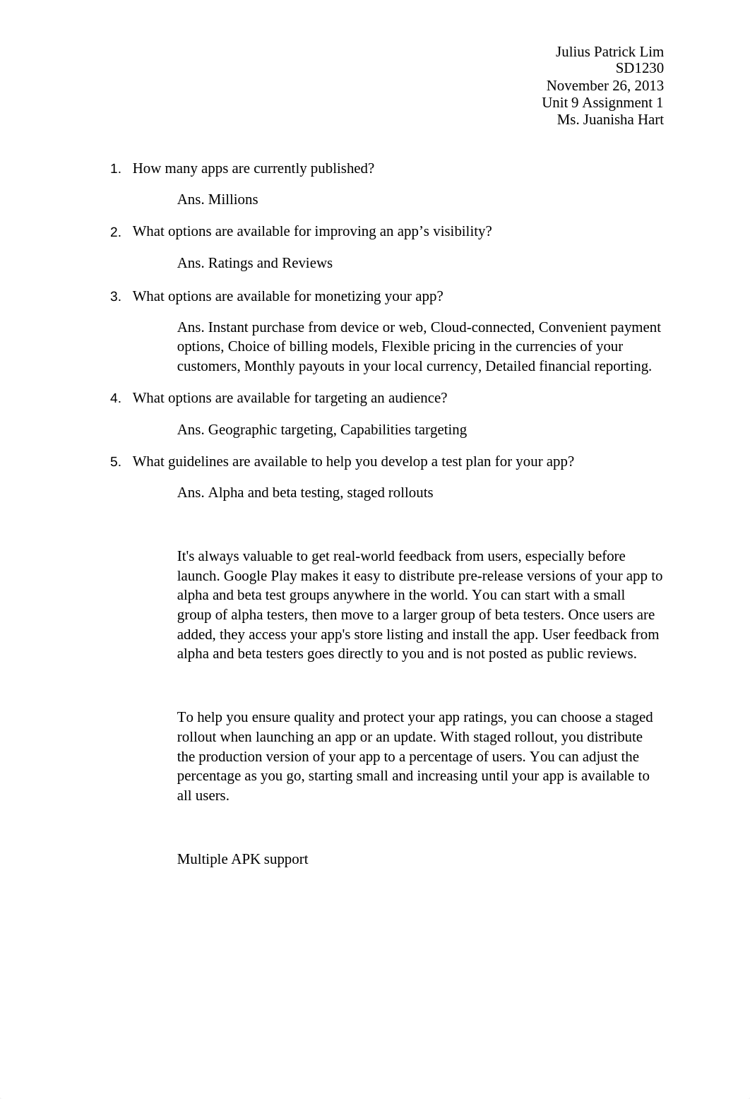 Unit 9 Assignment 1 Investigate Android App Distribution_dw6q1wnulxf_page1