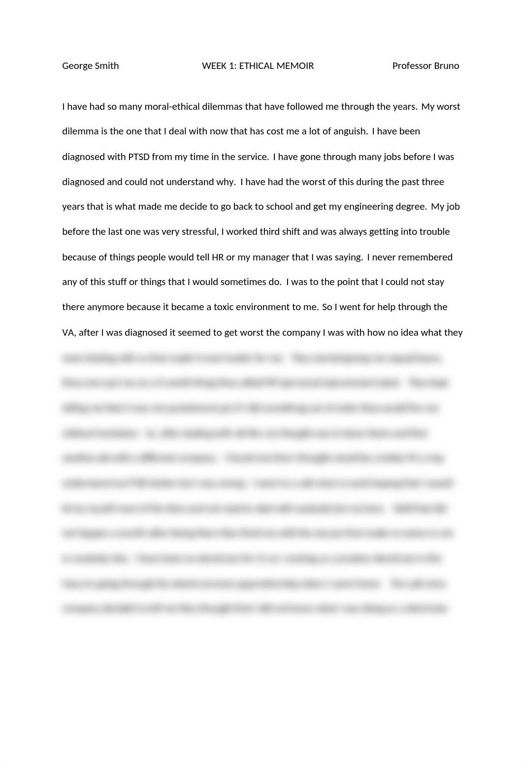 ETCHC445_GeorgeSmith_ WEEK 1_ETHICAL MEMOIR.docx_dw6u902pko1_page1