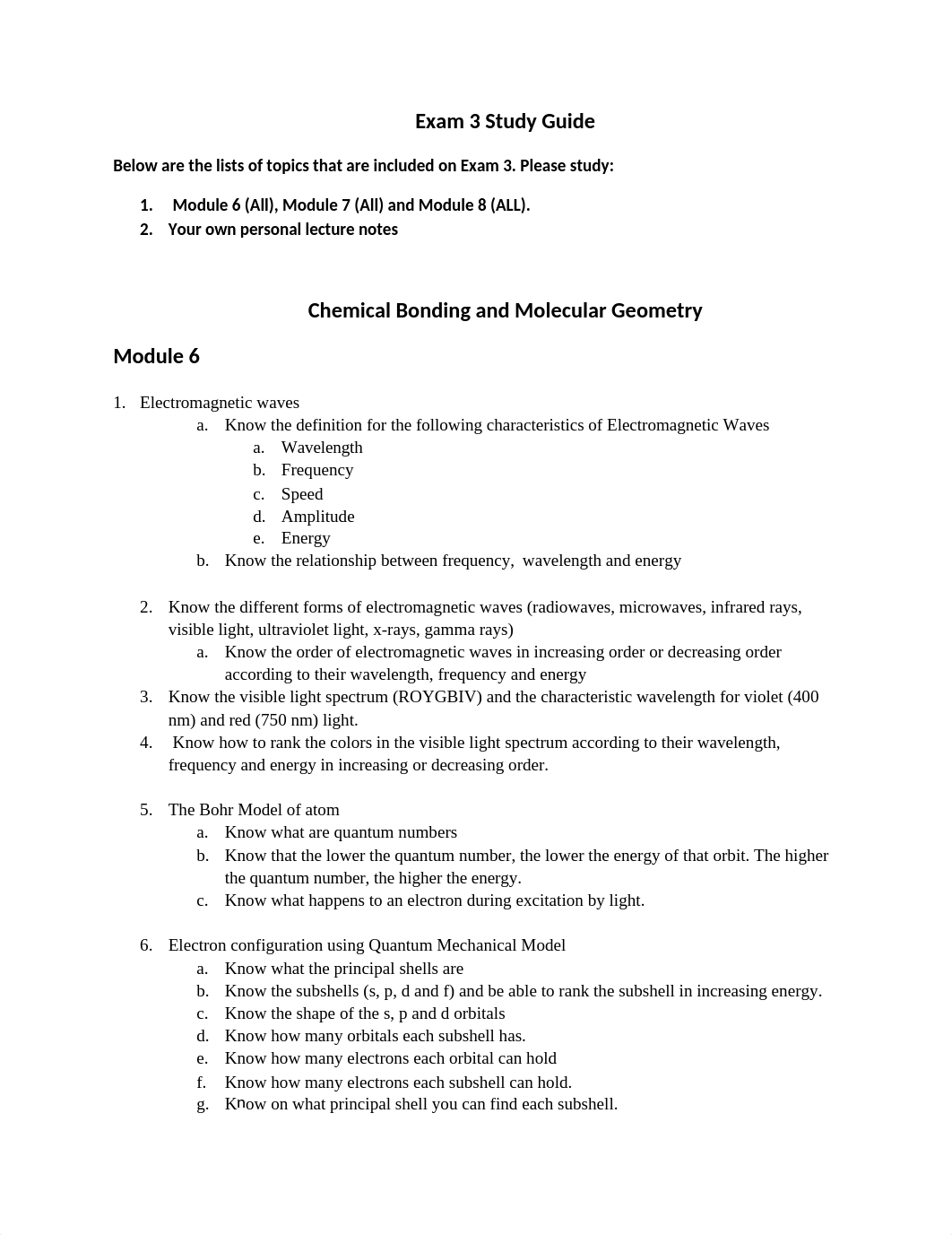 CHM1025 Exam 3 study guide spring 2021.docx_dw6z43if9oh_page1