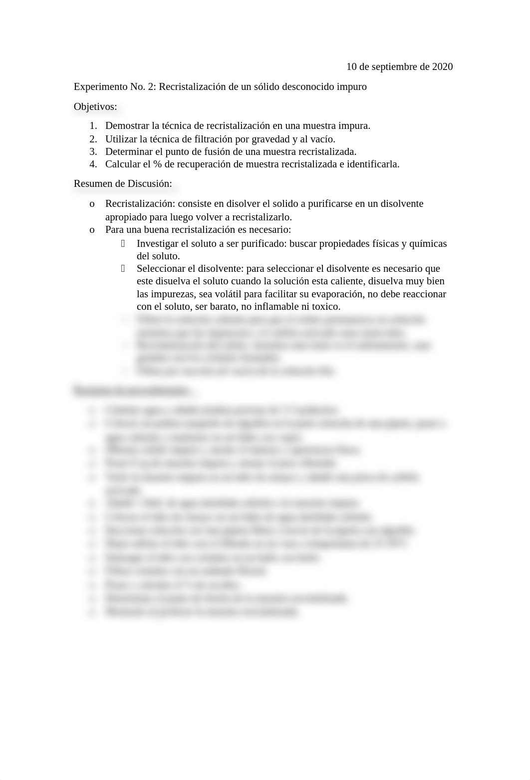 Pre informe de Recristalización de un sólido desconocido impuro.docx_dw6z82b8o21_page1