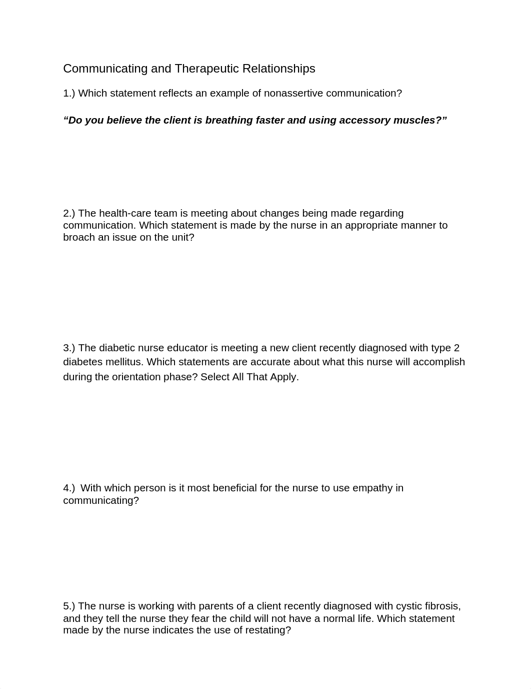 Communicating and Therapeutic Relationships Edge Questions.docx_dw77sk2detr_page1