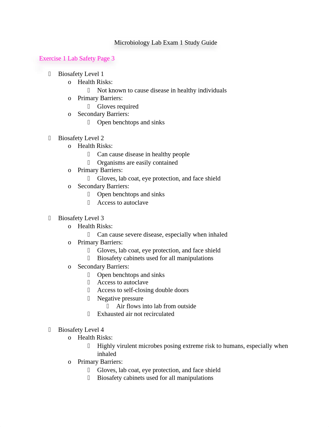 Microbiology Lab Exam 1 Study Guide.docx_dw7g3pez2s0_page1