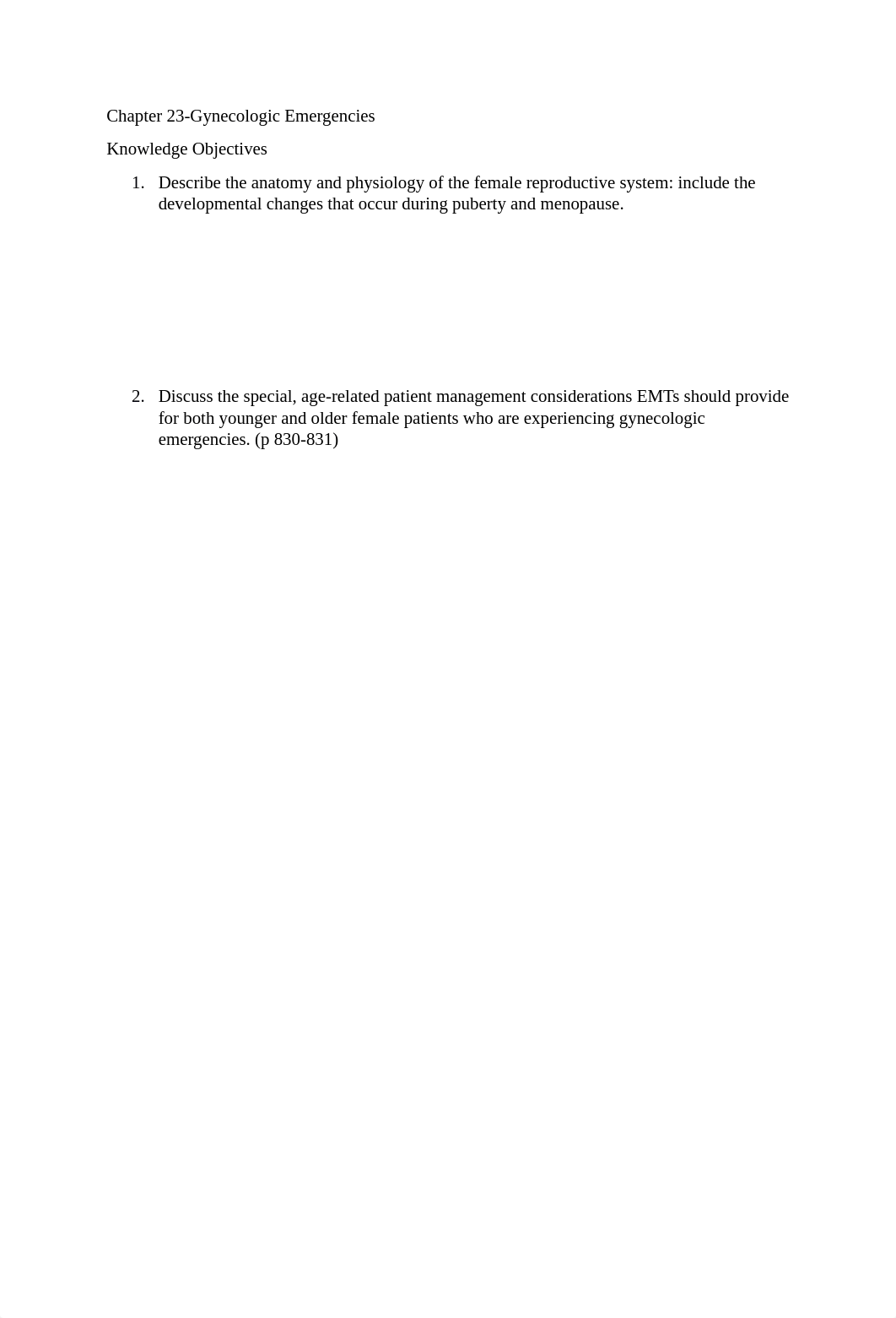 Chapter 23 -Knowlege Objectives-Kendall Ridlehuber.docx_dw7n4yyi3o1_page1