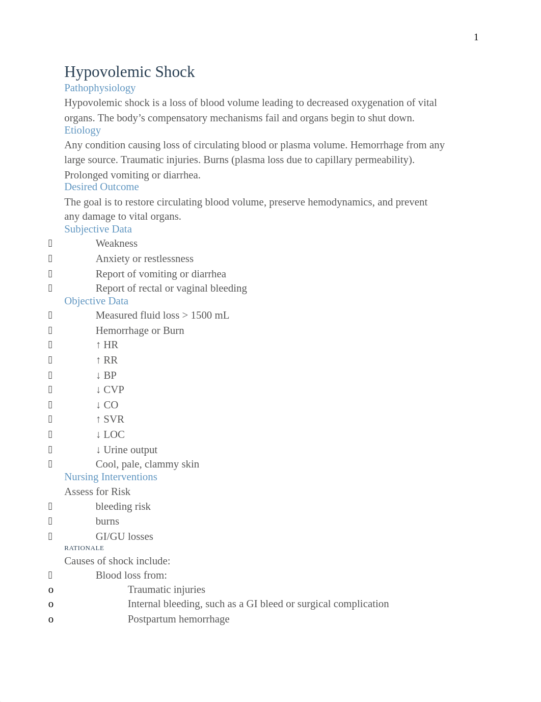 Hypovolemic Shock nursing interventions.docx_dw7nlx8so7q_page1