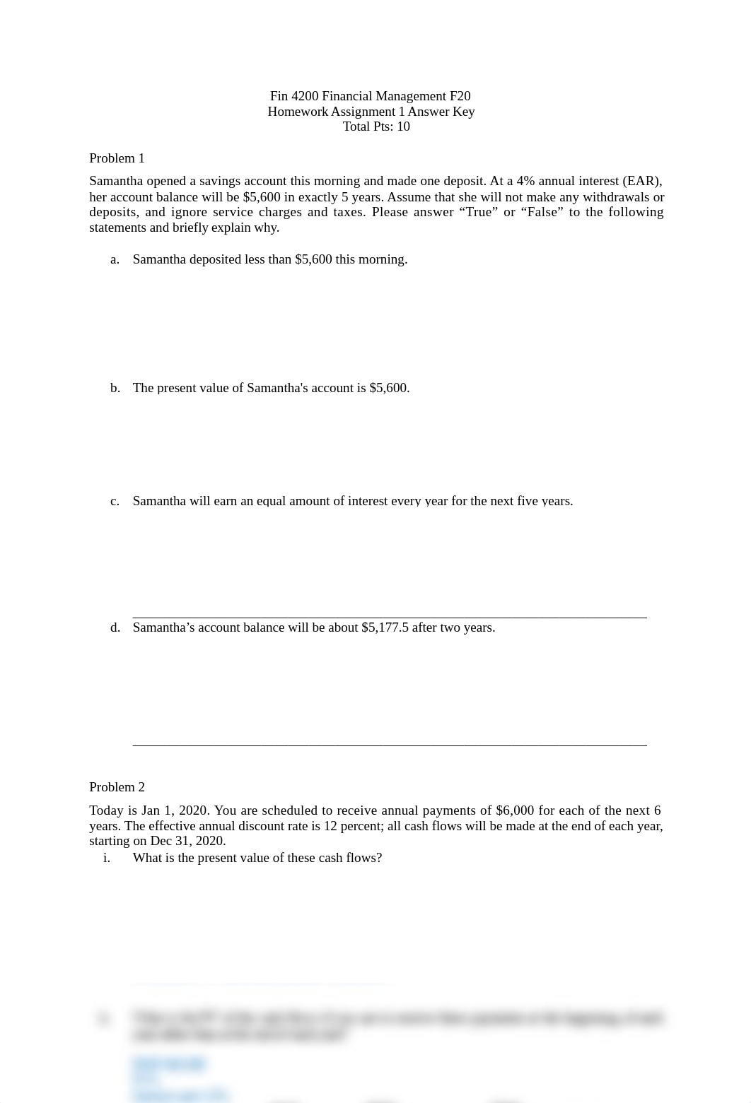 HW 1 Fin 4200 Answer Key F2020.docx_dw7sfhpp20t_page1