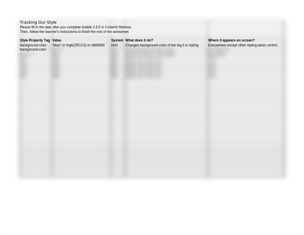 Copy of CodeHS 2.9.5 Tracking Our Style.xlsx_dw8a8myvm18_page1