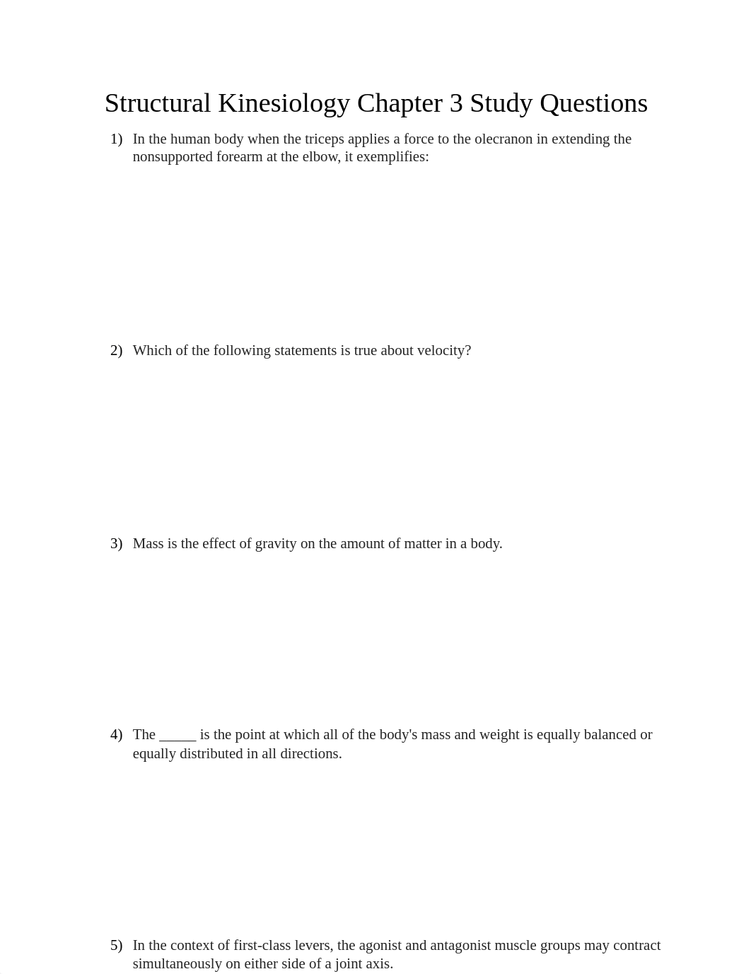 Structural Kinesiology Chapter 3 Study Questions - SK.docx_dw8m0274589_page1