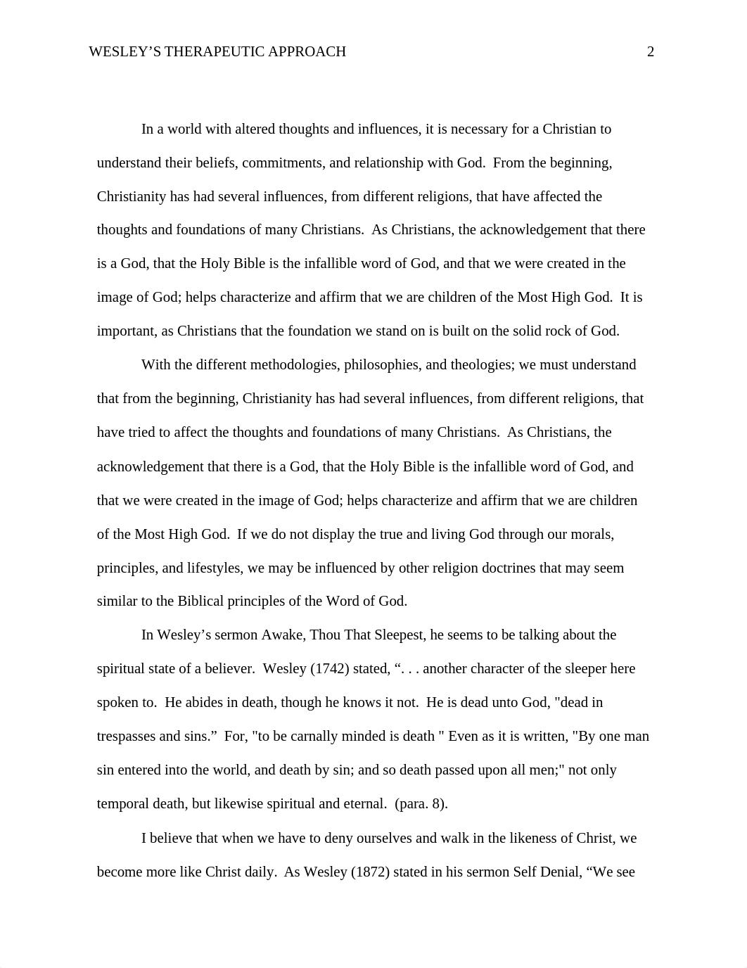 Darla White - Week 6 - Wesley's Therapeutic Approach Paper.docx_dw8mpp17qx5_page2