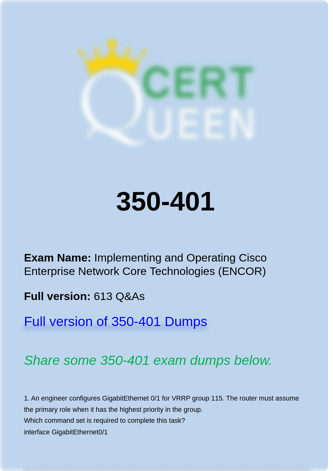 Updated Cisco 350-401 Exam Study Guides.pdf_dw8praq4ruo_page1