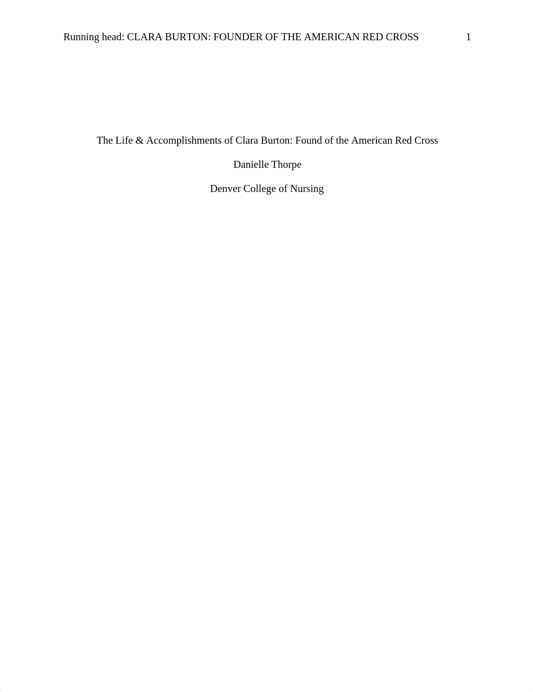 Clara Barton, week 2 Professional Issues in Nursing.docx_dw8wbt2vo5h_page1