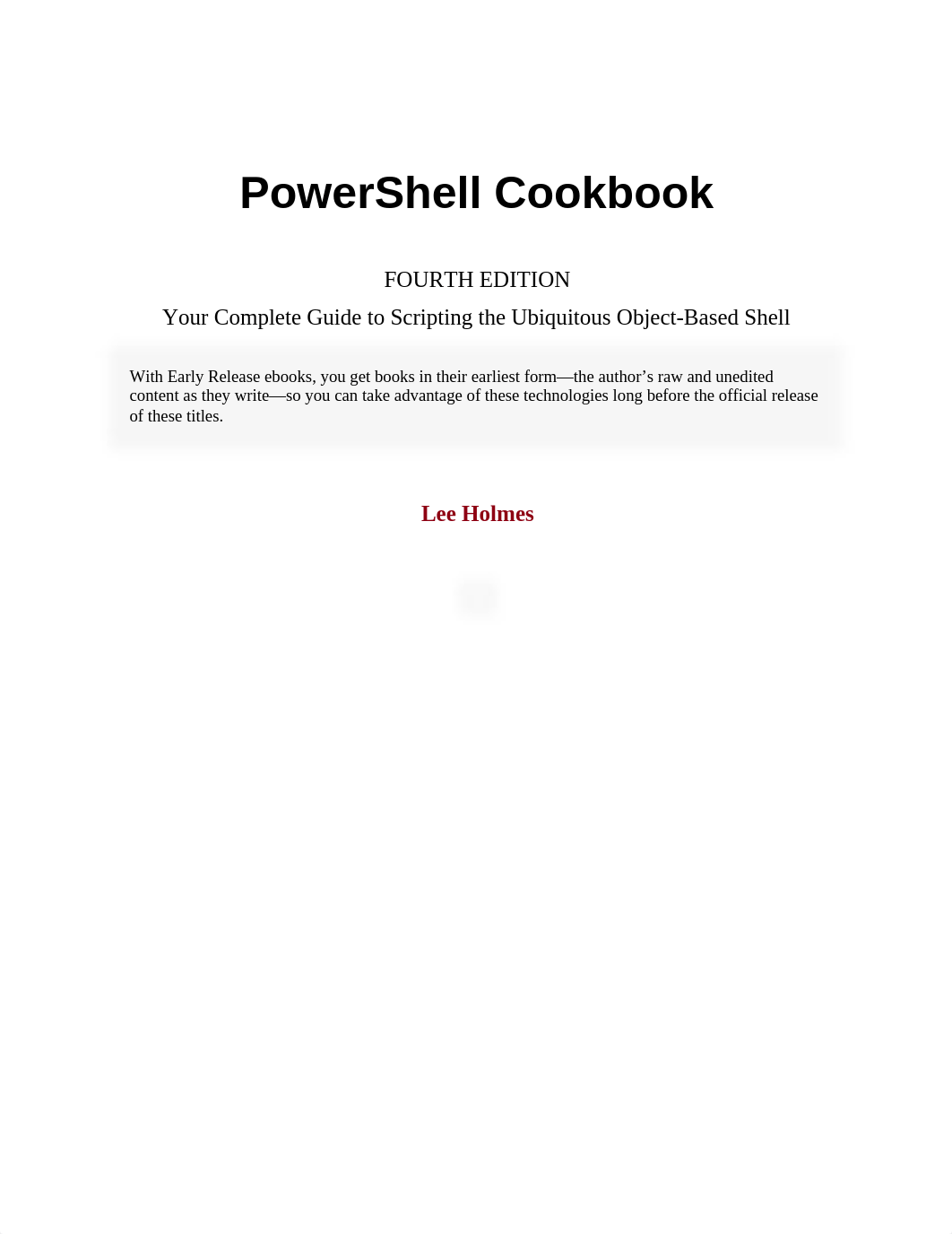 PowerShell Cookbook, 4th Edition by Lee Holmes (2021).pdf_dw90p863878_page2