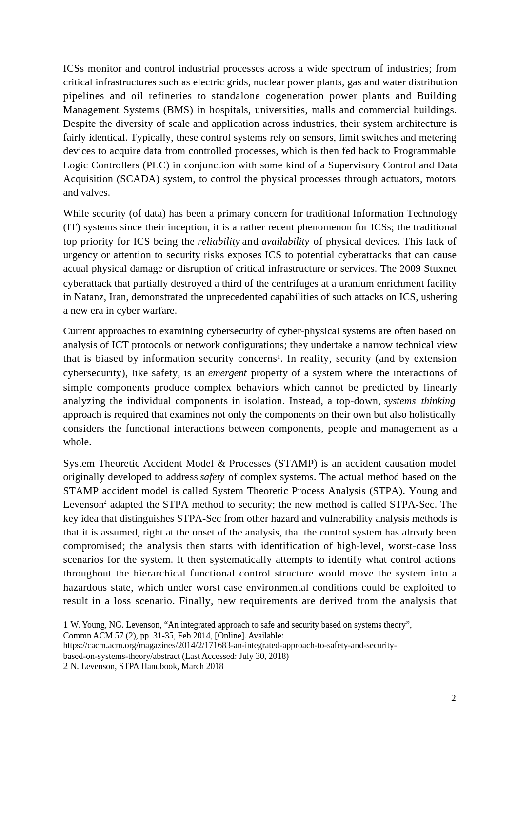 Protecting ICS Systems from Cyberattack using a System-Theoretic Approach - take SolarWinds as an ex_dw970t3ucb4_page2