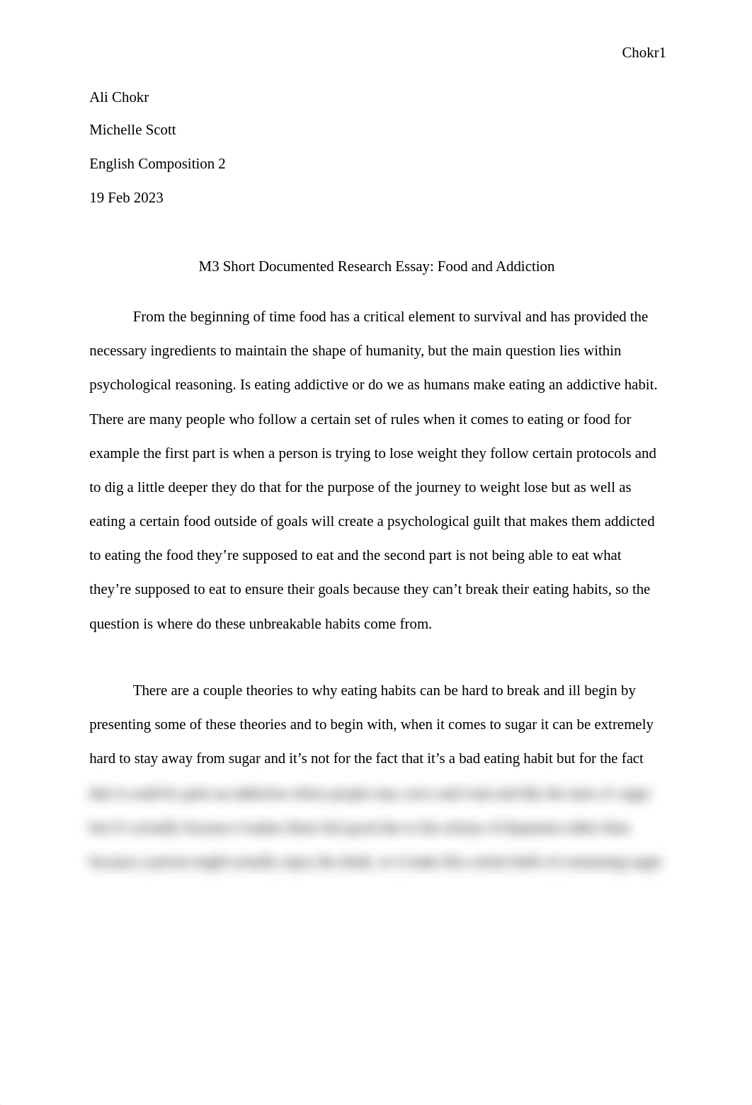 M3 Short Documented Research Essay- Food and Addiction  .docx_dw9o679zcym_page1