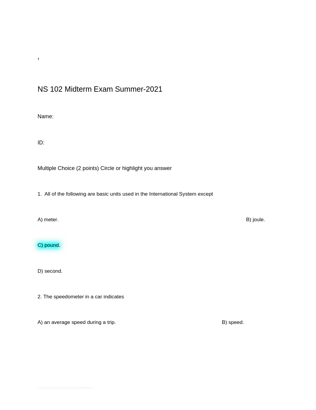 NS 102 Midterm Exam Summer-2021.docx_dw9qshy8uhd_page1