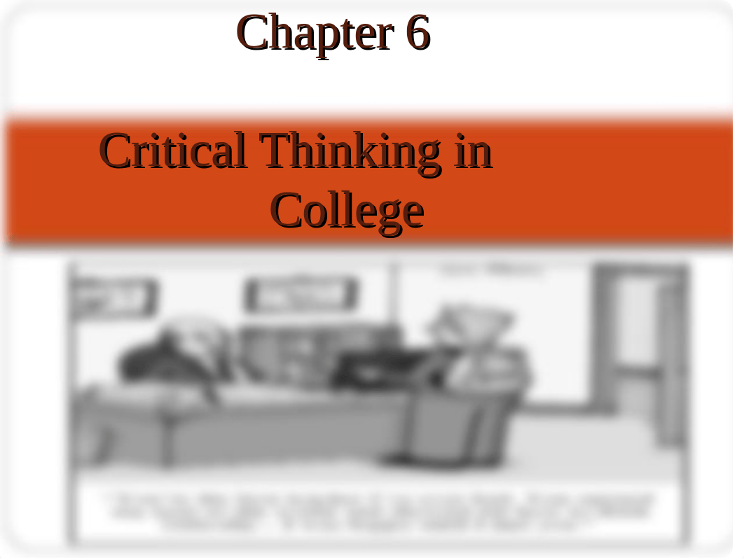 Ch 6 _ Critical Thinking in College _  A Pocket Guide to College Success.ppt_dw9zi9cy6ix_page1