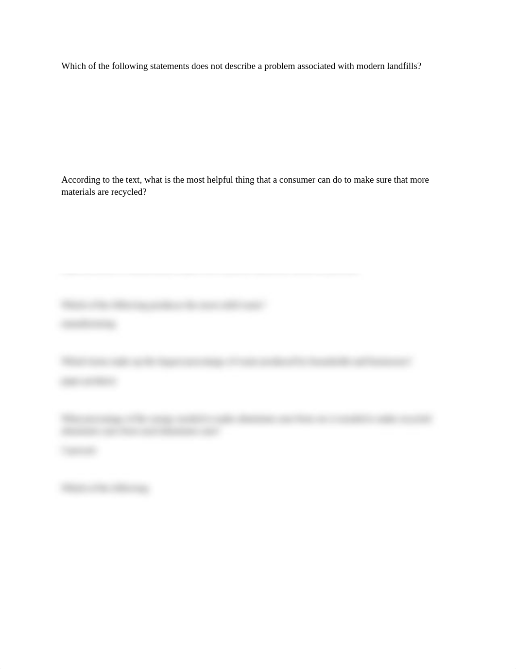 Which of the following statements does not describe a problem associated with modern landfills.docx_dwa37o9l79g_page1