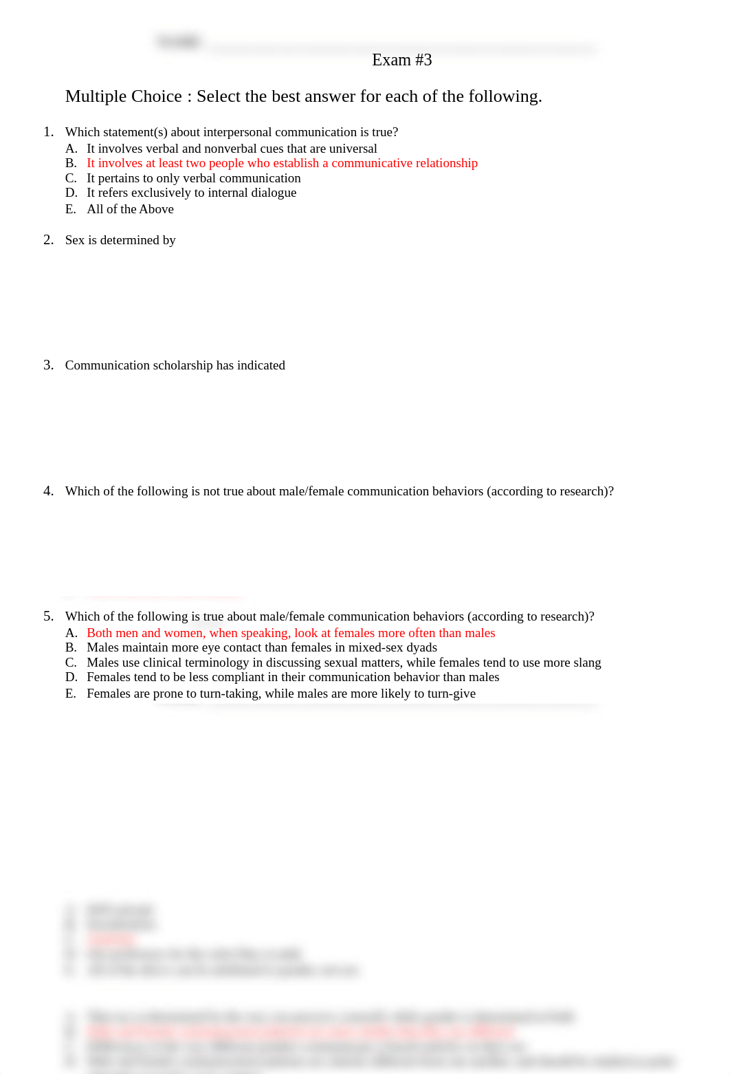 Answer Key - Exam 3 Interpersonal Comm.docx_dwa8fk61la9_page1