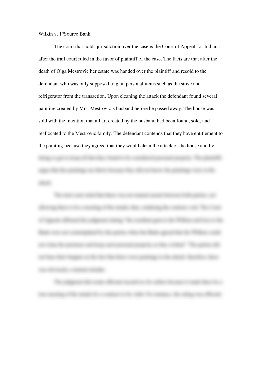 Wilkin v. 1st Source Bank  The court that holds jurisdiction over the case is the Court of Appeals o_dwahpy2b1z1_page1