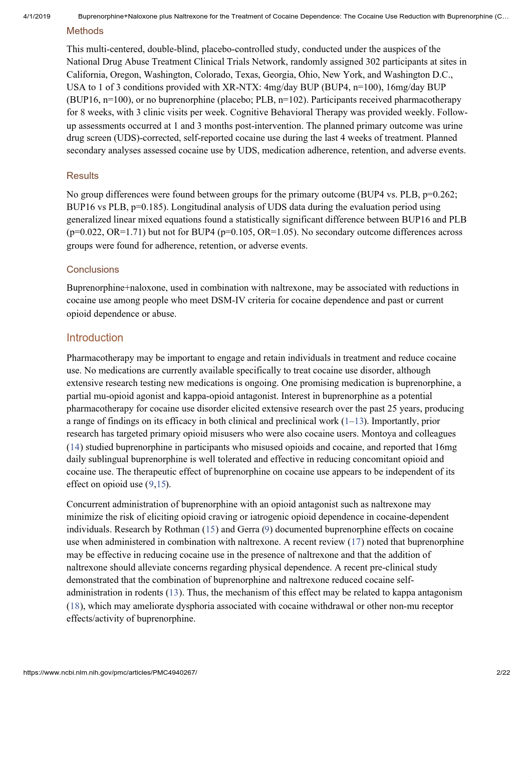 Buprenorphine+Naloxone plus Naltrexone for the Treatment of Cocaine Dependence_ The Cocaine Use Redu_dwavan4gfoa_page2