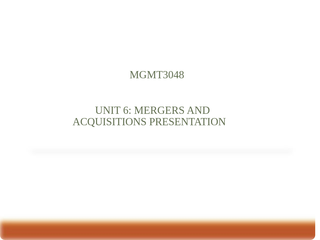 Unit 6 Presentation Mergers and acquisition.ppt_dwb09p96zfn_page1