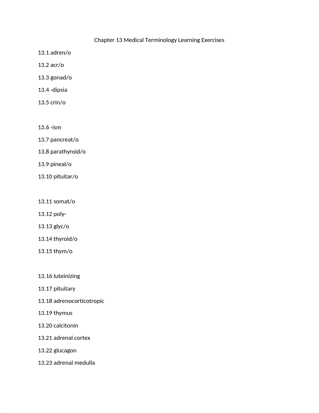 Chapter 13 Medical Terminology Learning Exercises.docx_dwb57nvmo9n_page1