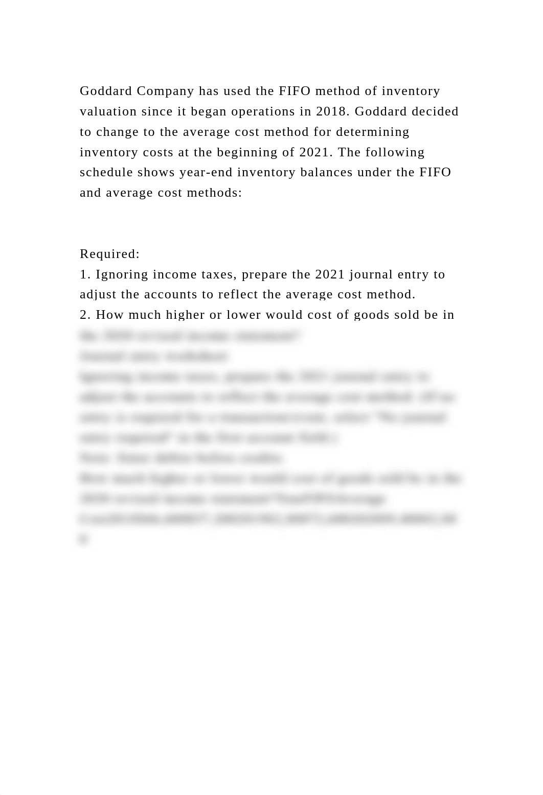 Goddard Company has used the FIFO method of inventory valuation sinc.docx_dwb99oazc8j_page2