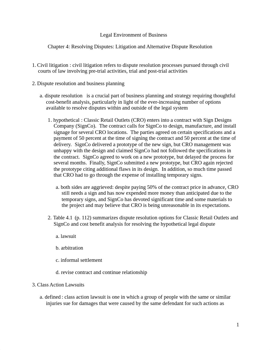 Chap 4 Outline - Resolving Disputes - Student Version 3-29-21.docx_dwba9oqf3qz_page1