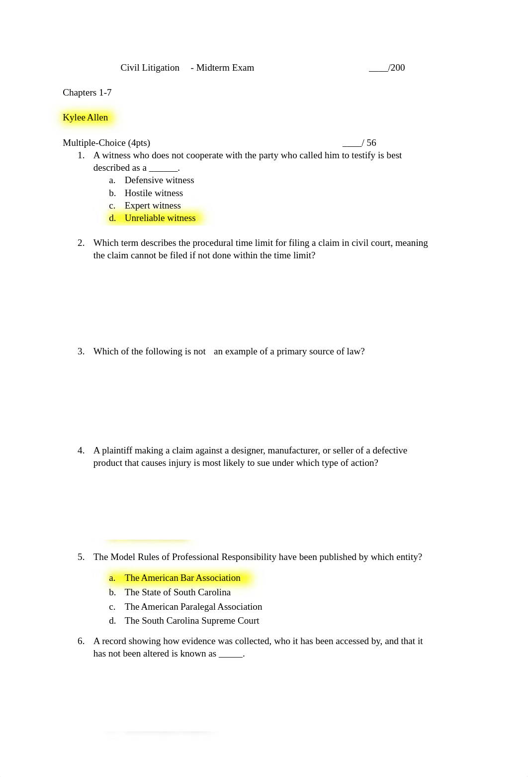 Civil Litigation  - Midterm EXAM.docx_dwbc5u8t3jj_page1