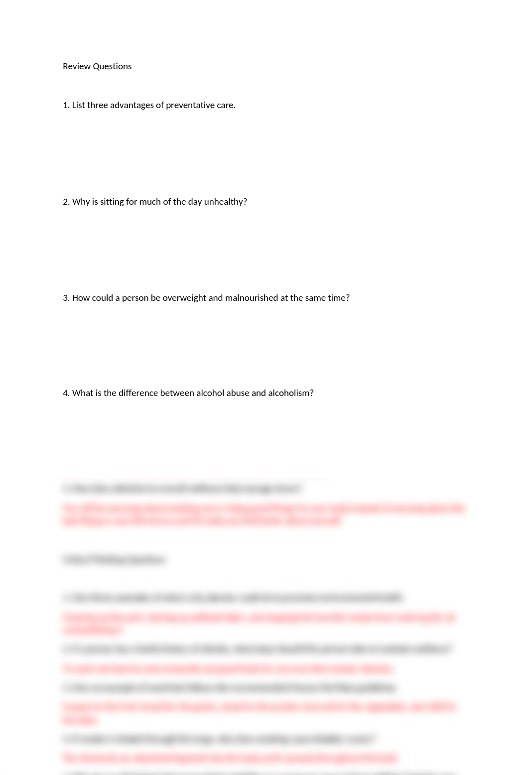 unit 5 text questions health science mitchell clendenin_dwbcrd09up7_page1