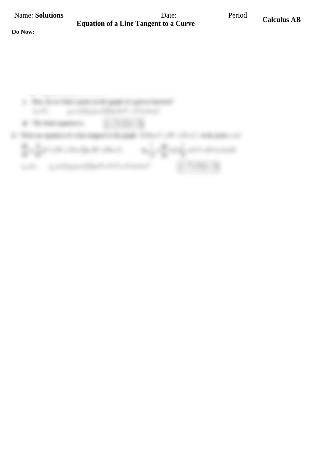 D05_-_SL_-_Equation_of_a_Line_Tangent_to_A_Curve_-_Worksheet.pdf_dwbdnpnj5ss_page1