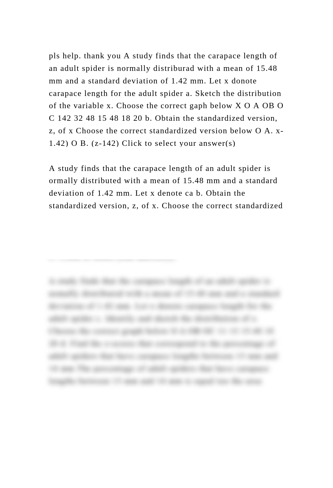 pls help. thank you A study finds that the carapace length of an adu.docx_dwbea5vk48x_page2