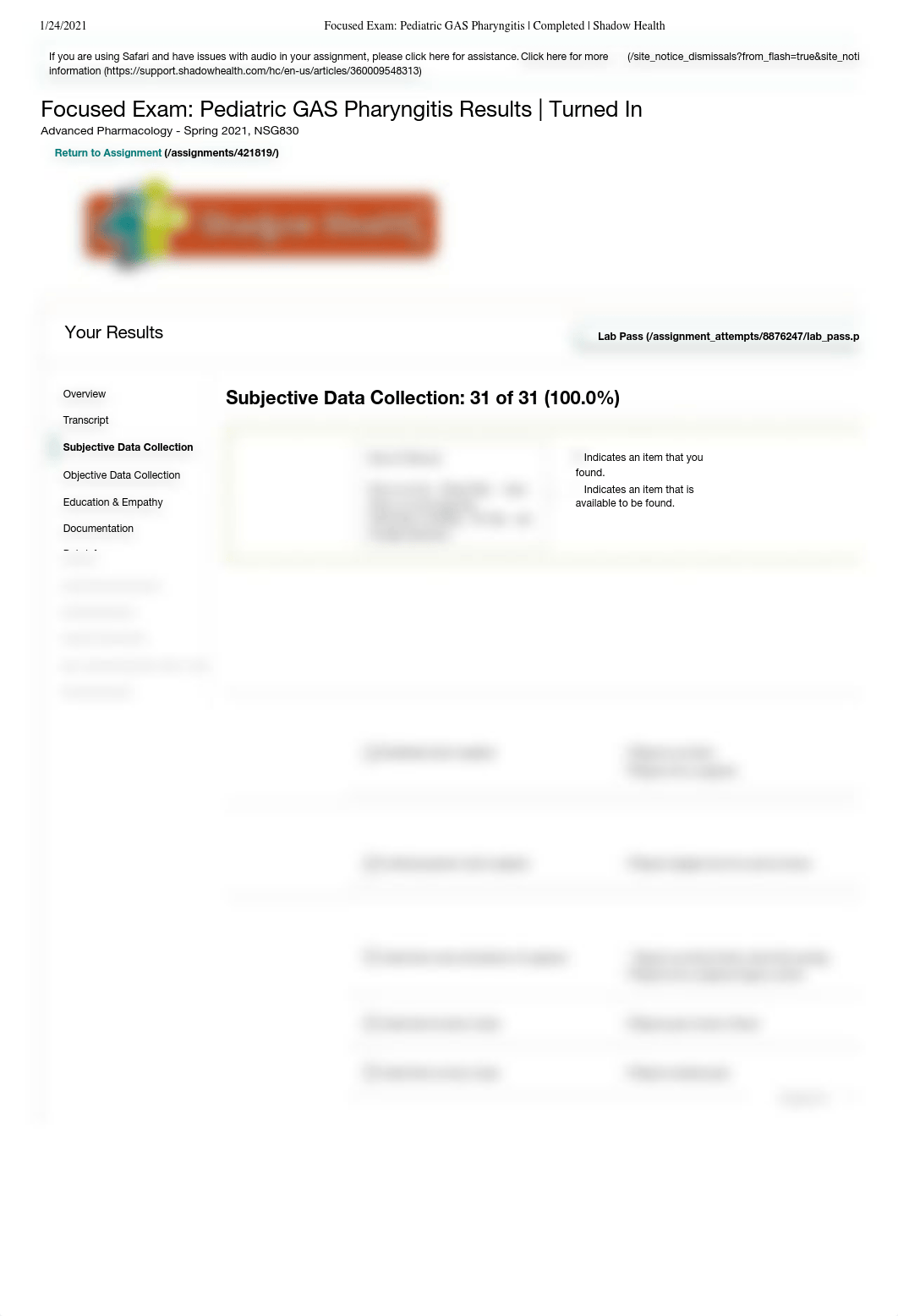 Focused Exam_ Pediatric GAS Pharyngitis Subjective Data.pdf_dwbic2eenr2_page1