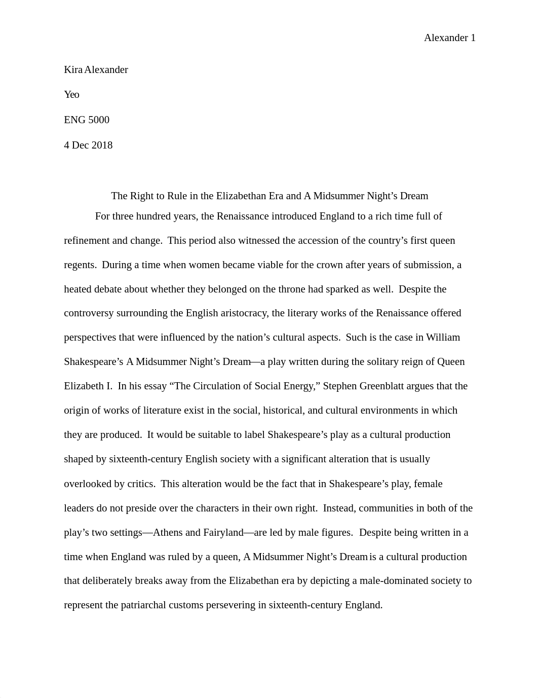 The Right to Rule in the Elizabethan Era and A Midsummer Night's Dream_dwbigw52euq_page1